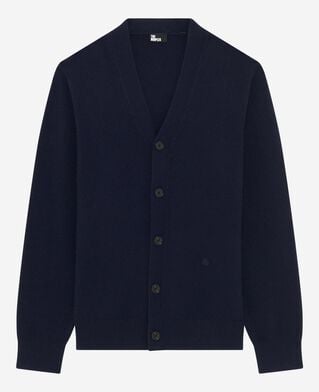 The Kooples HOMME NAVY cardigan en cachemire marine