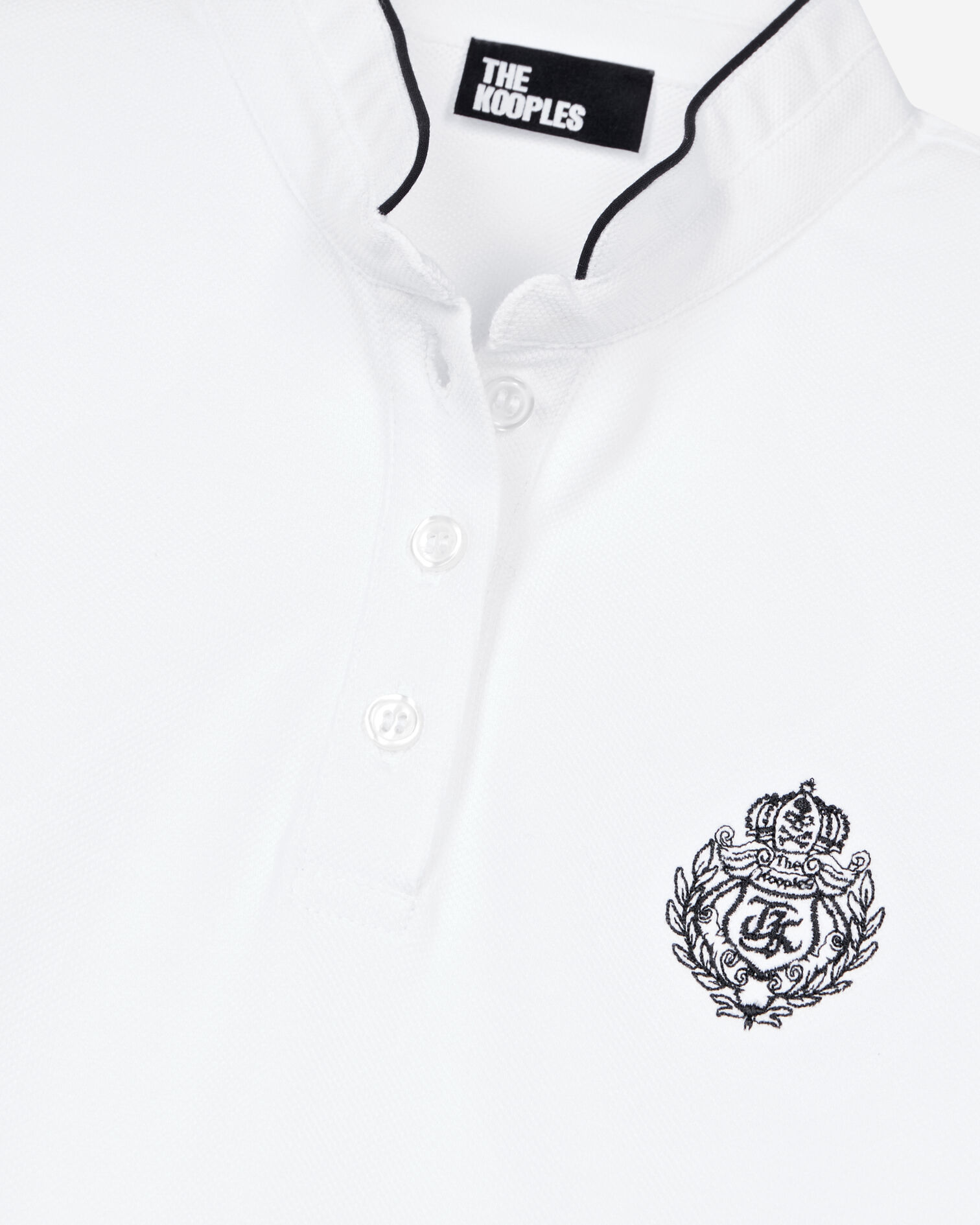 White piqué cotton polo t-shirt, WHITE, hi-res image number null