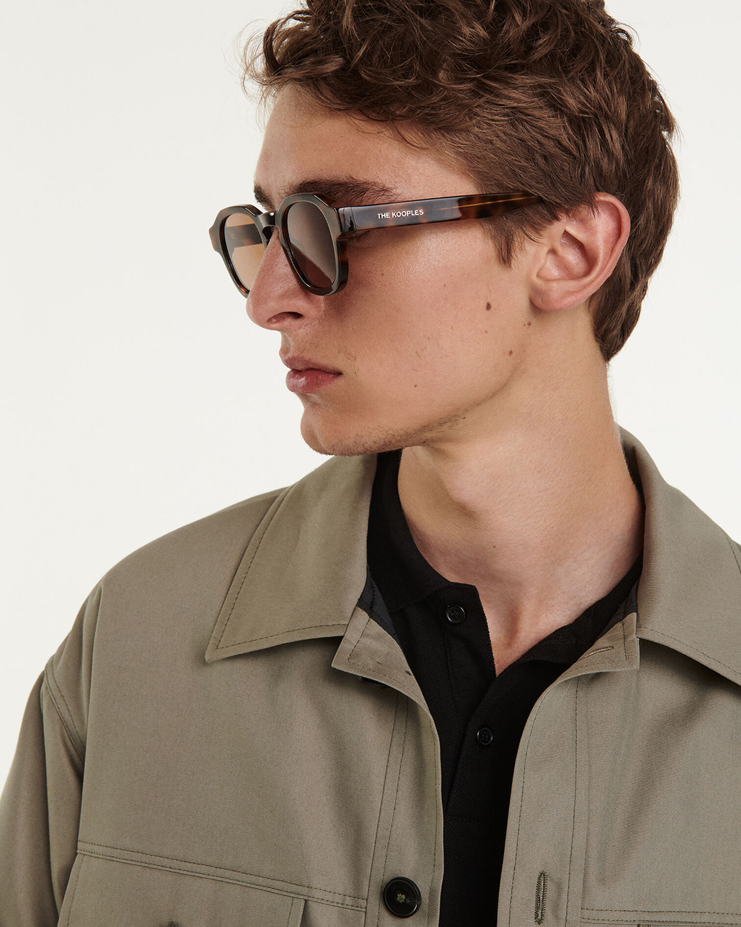 Quilted khaki jacket with pockets, LIGHT KAKI, hi-res image number null