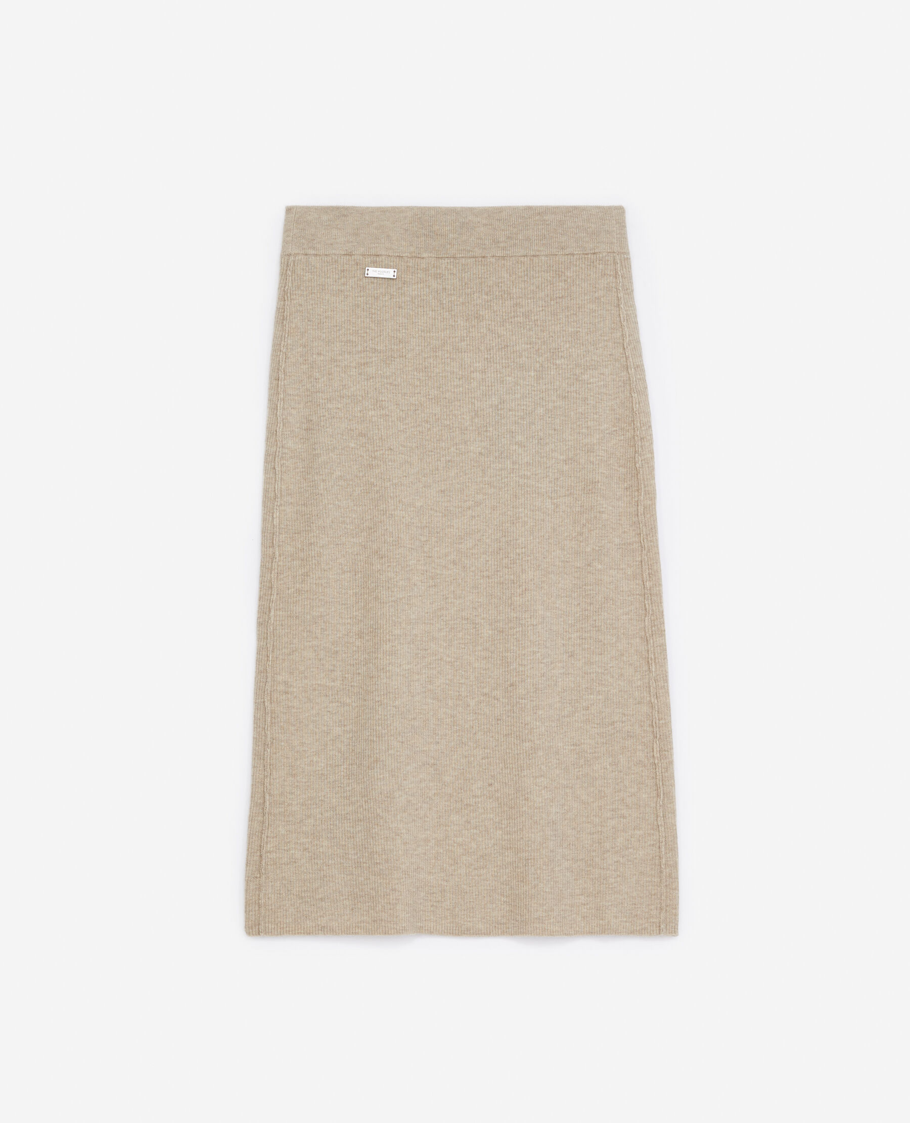 Long ribbed shop wool skirt