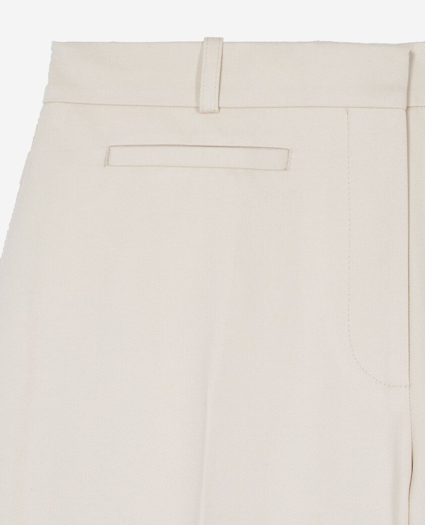 The Kooples FEMME BEIGE pantalon en coton beige