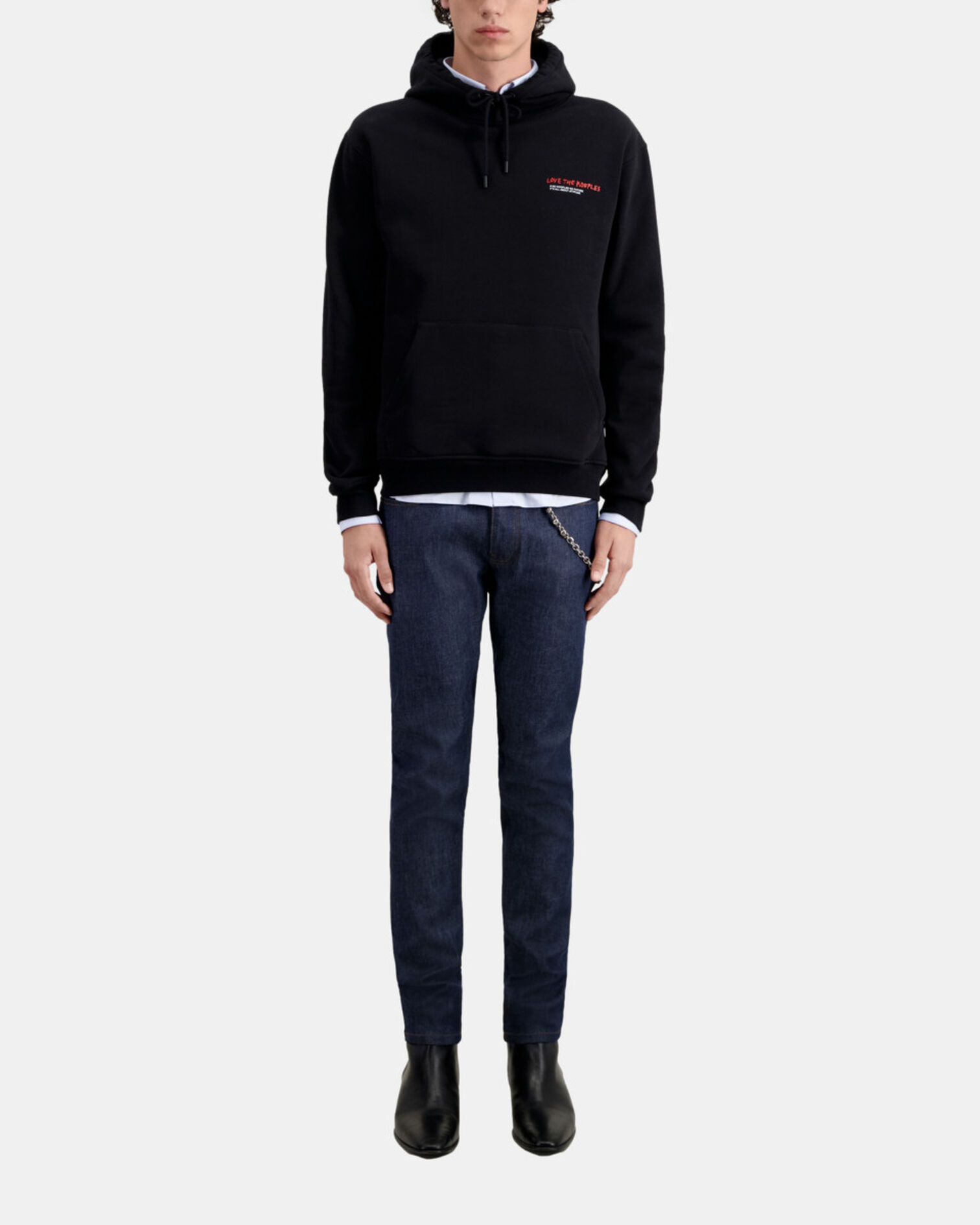 Black men's sweatshirt I Love Kooples, BLACK, hi-res image number null