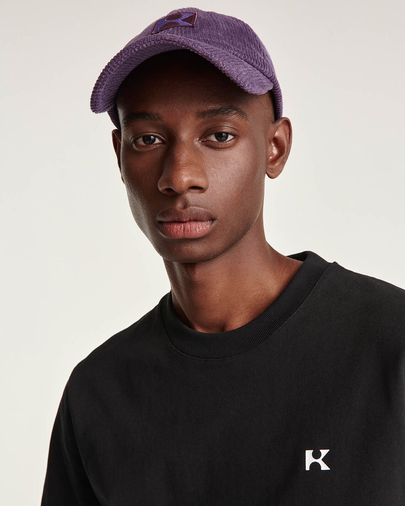 The Kooples HOMME BLACK t-shirt noir coton à imprimé éclipse dos