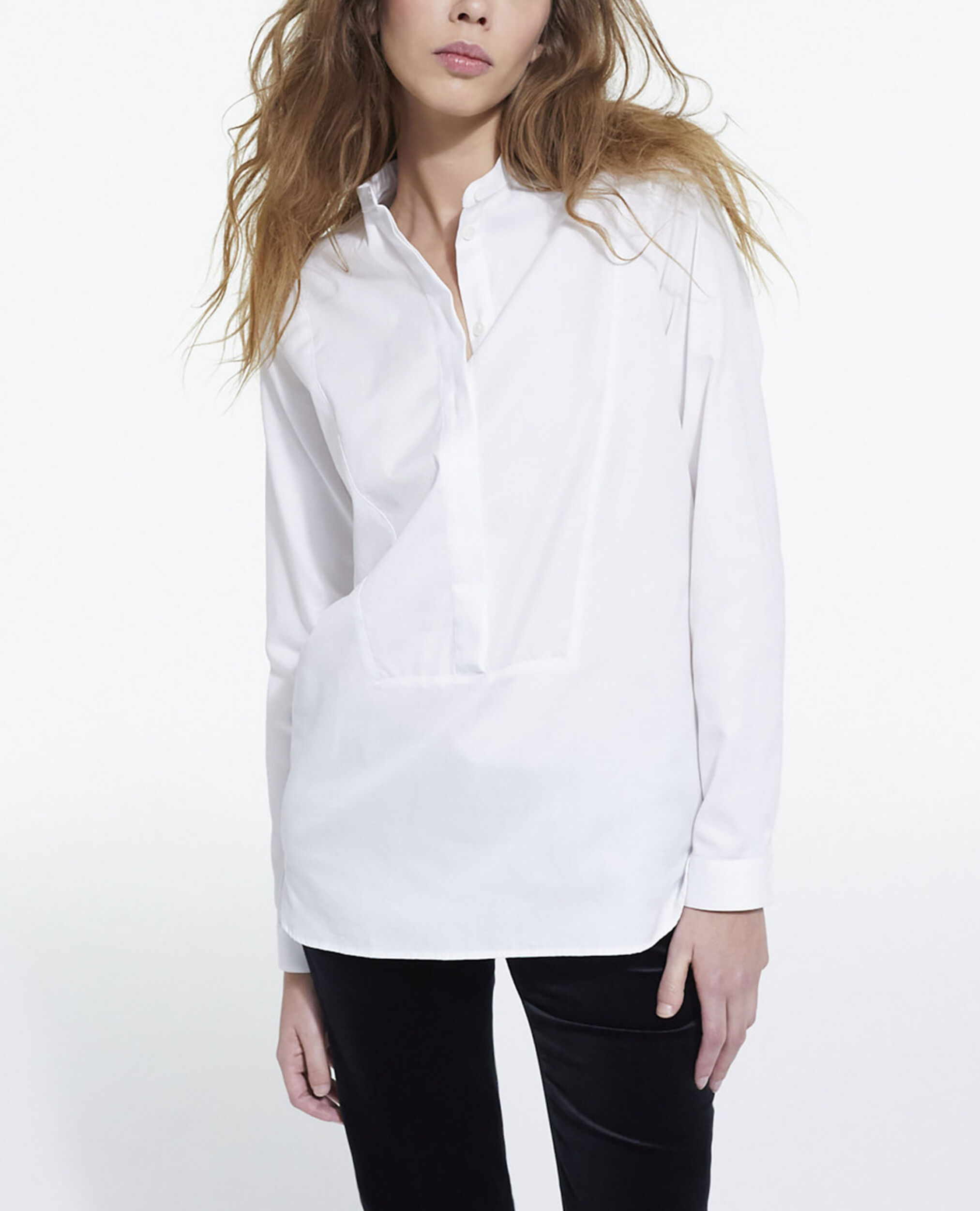 White shirt, WHITE, hi-res image number null