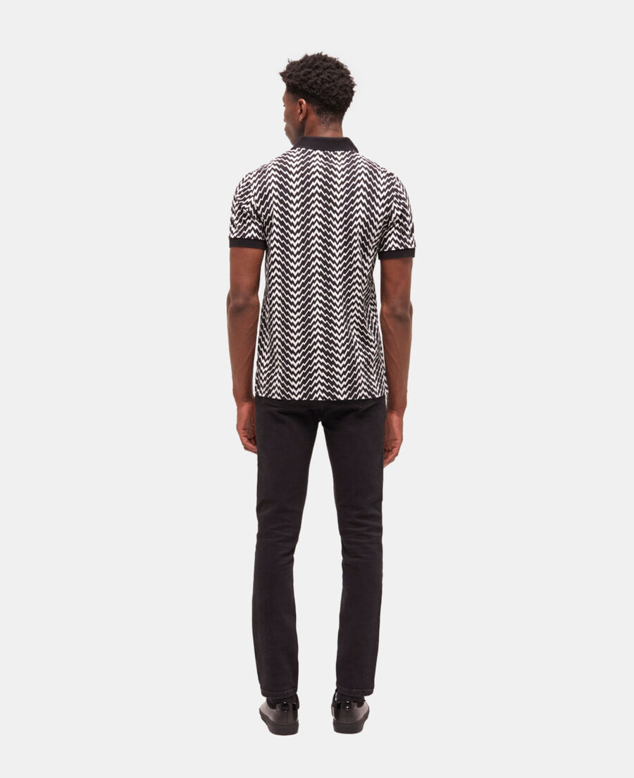 printed polo shirt