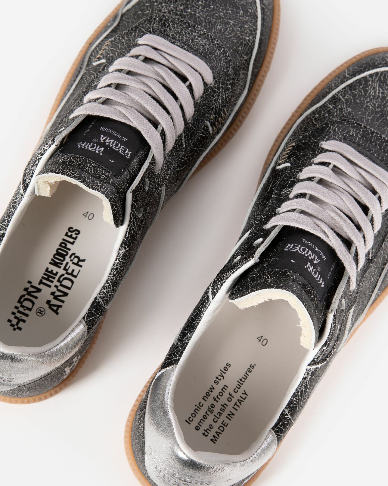 The Kooples DAMEN BLACK die schwarzen low-top-sneaker von kooples x hidn-ander 