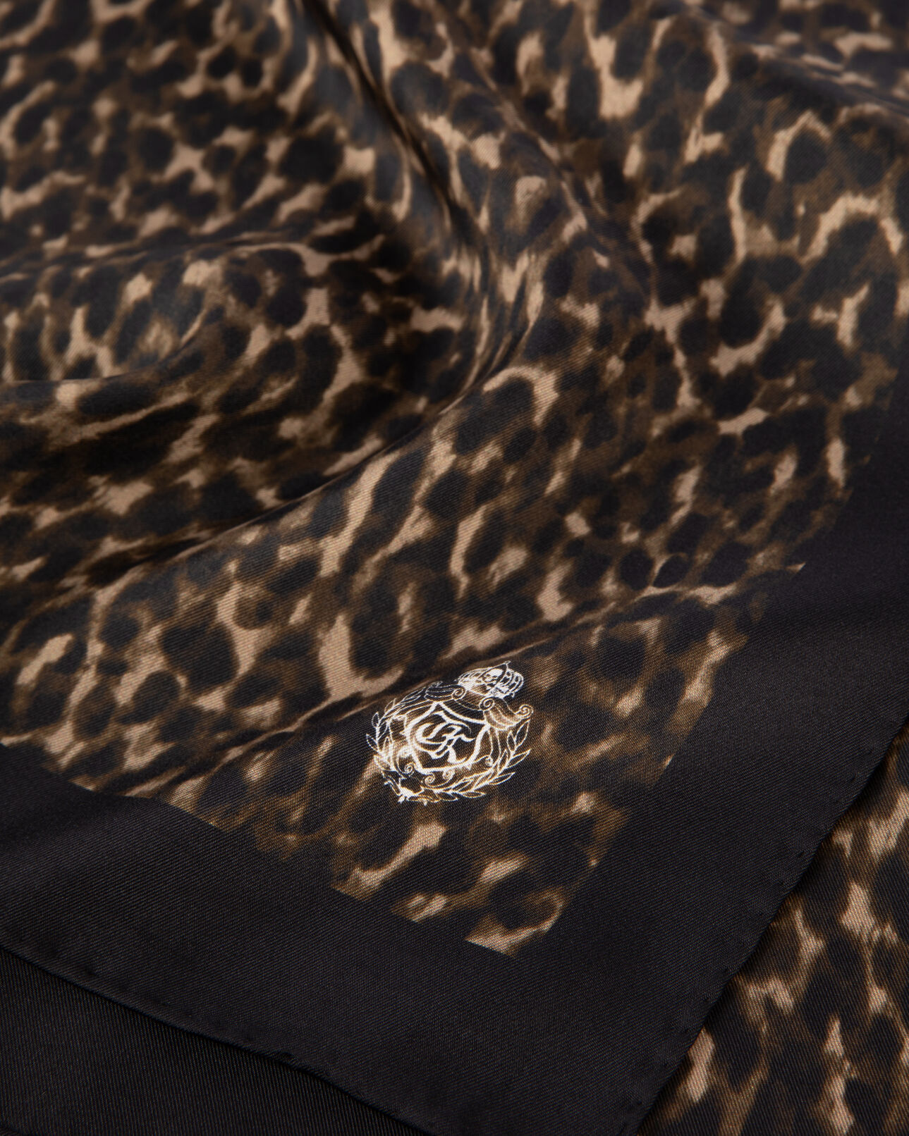The Kooples WOMEN LEOPARD silk leopard print scarf
