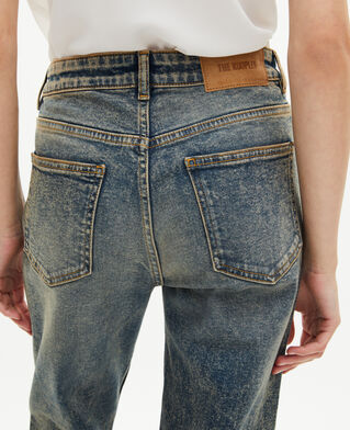 The Kooples FEMME BLUE jean bootcut bleu