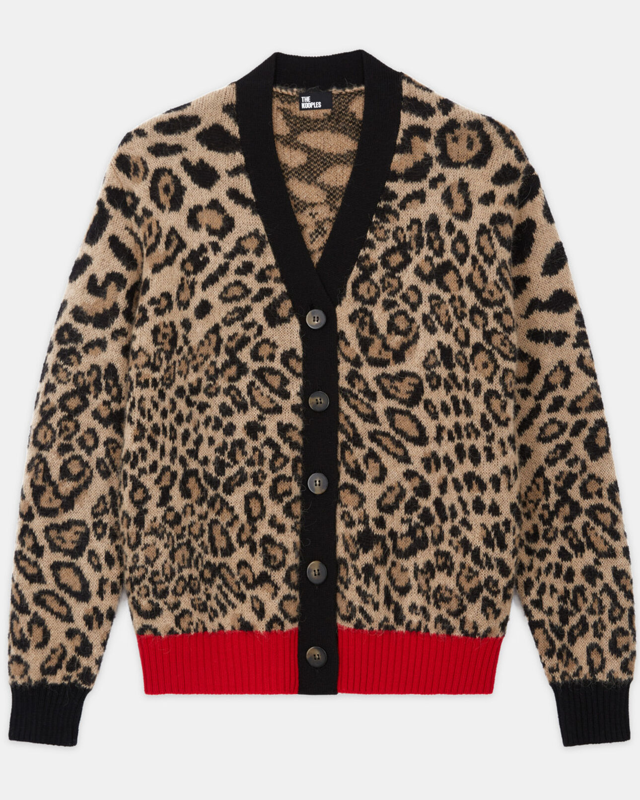 The Kooples WOMEN LEOPARD leopard print cardigan