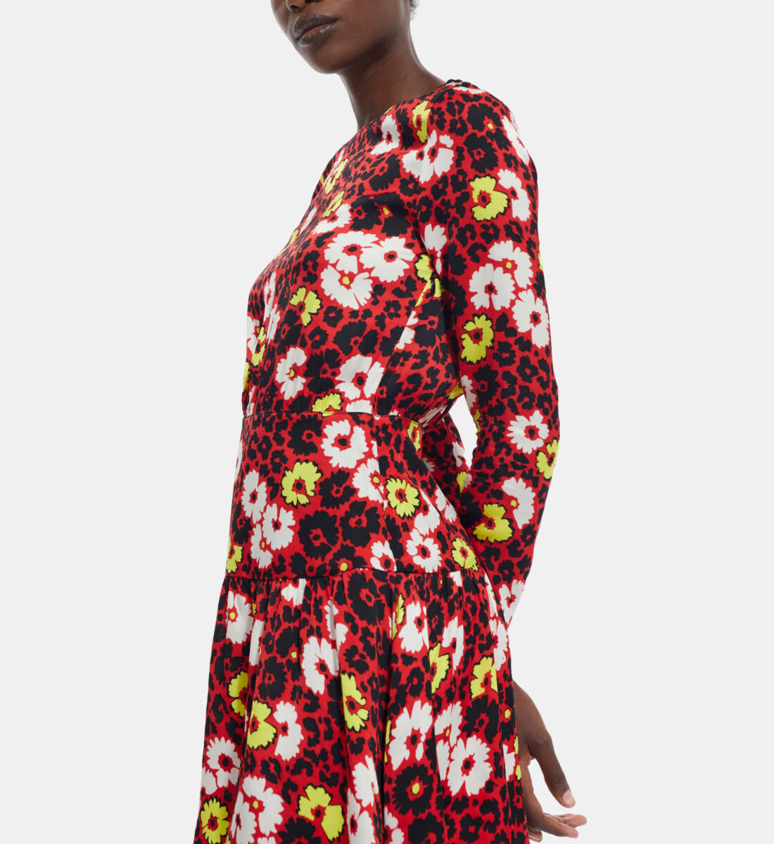 Floral print clearance short dress