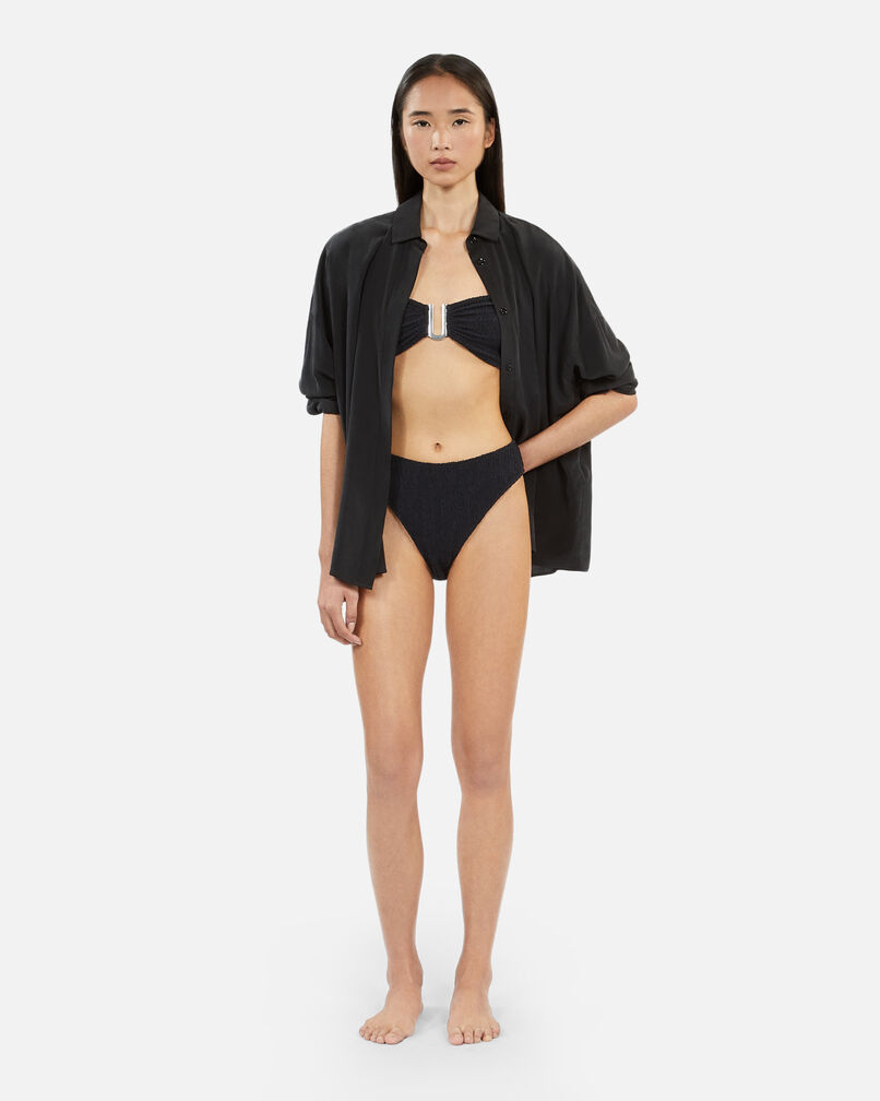 The Kooples FEMME BLACK bas de maillot de bain the kooples x luz échancré noir 