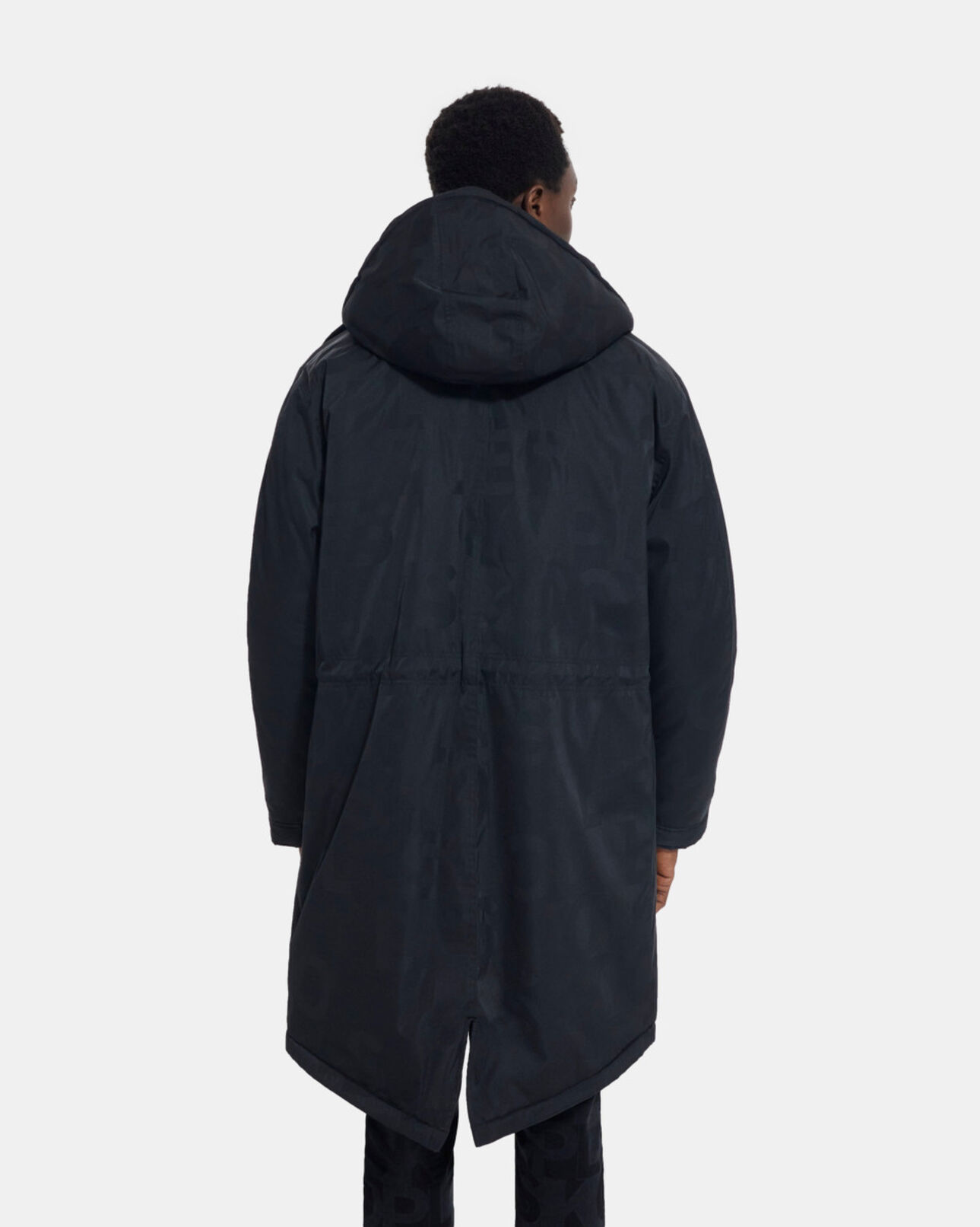 The Kooples MEN BLACK the kooples logo parka