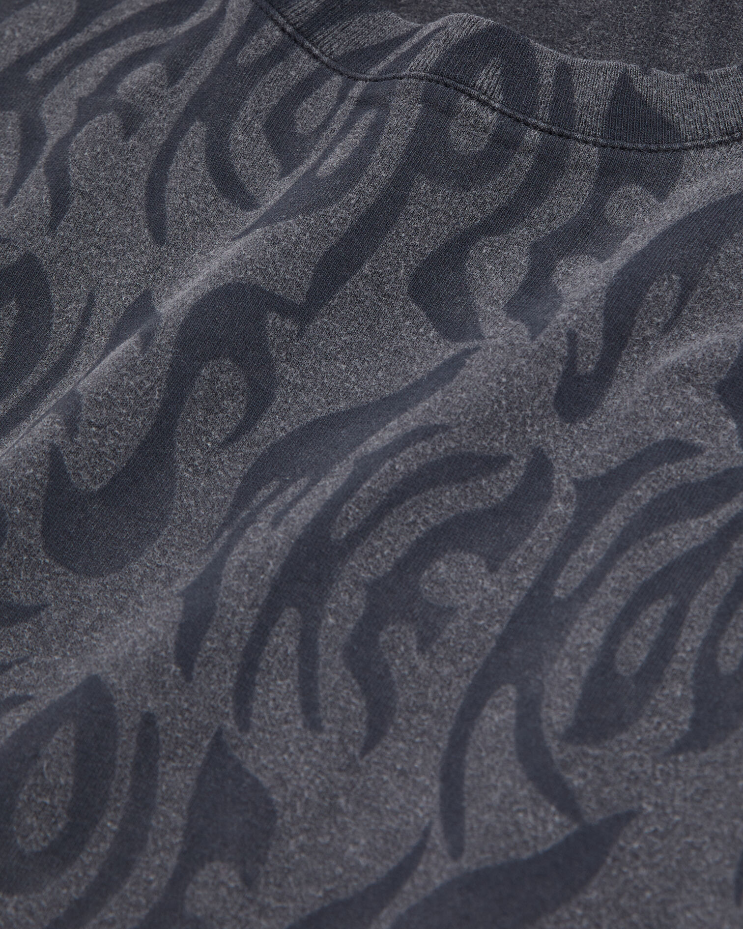 Men's printed t-shirt, BLACK WASHED, hi-res image number null