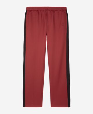 The Kooples MEN BURGUNDY wide burgundy jogging bottoms