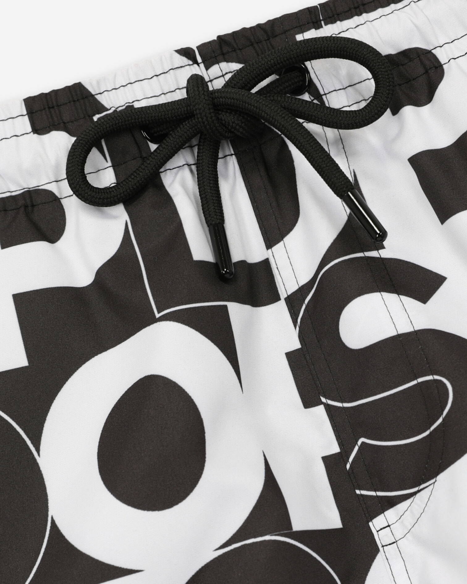 Short de bain logo, BLACK, hi-res image number null