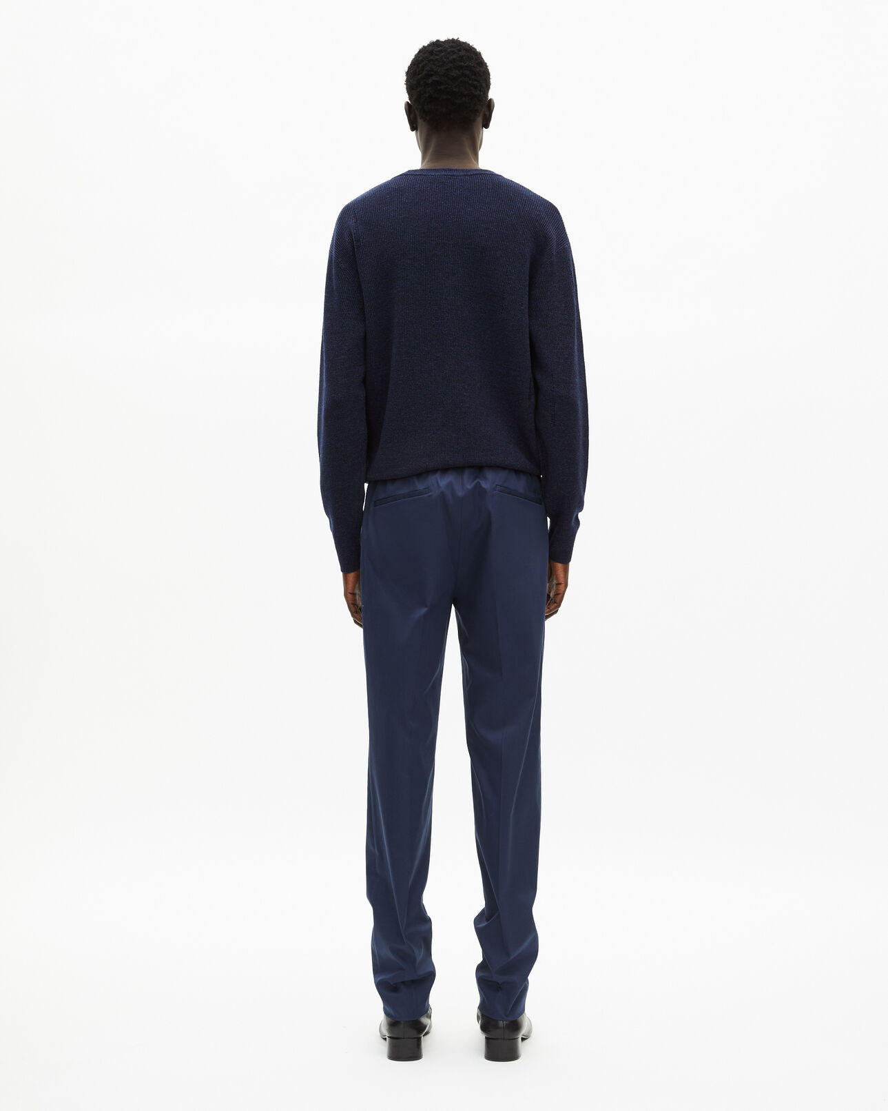 The Kooples HOMME NAVY pantalon taille élastiquée marine