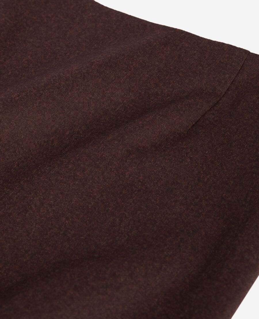 The Kooples FEMME BROWN jupe longue crayon marron