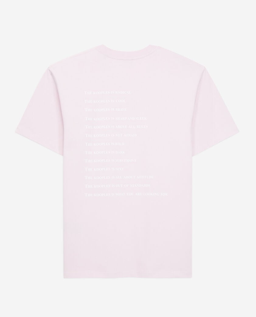 The Kooples HOMME PALE PINK t-shirt what is rose