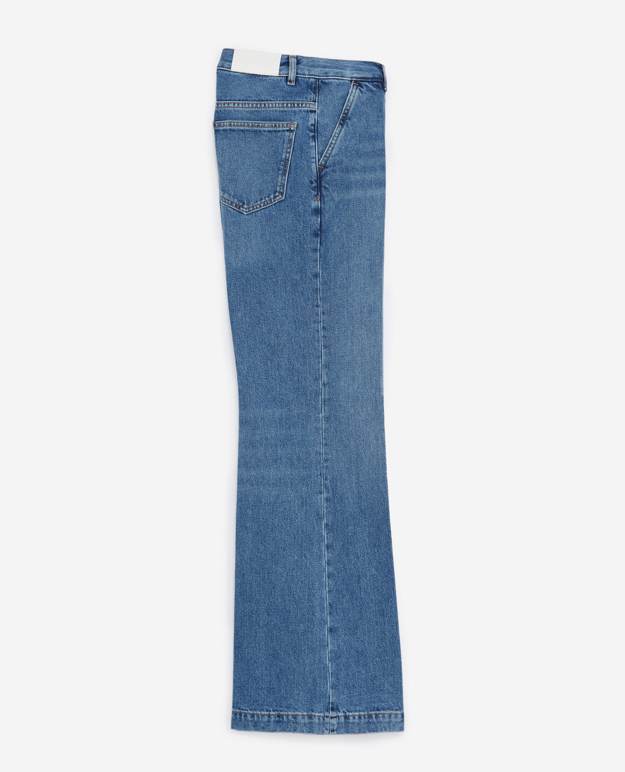 Jeans hellblau gerade Seitentaschen, BLUE DENIM, hi-res image number null