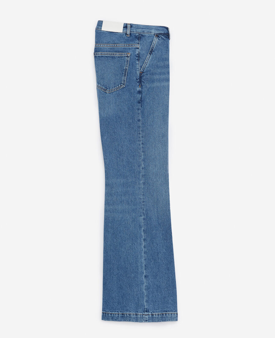 jeans hellblau gerade seitentaschen
