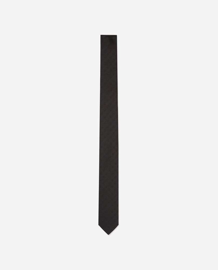The Kooples H BLACK black silk tie