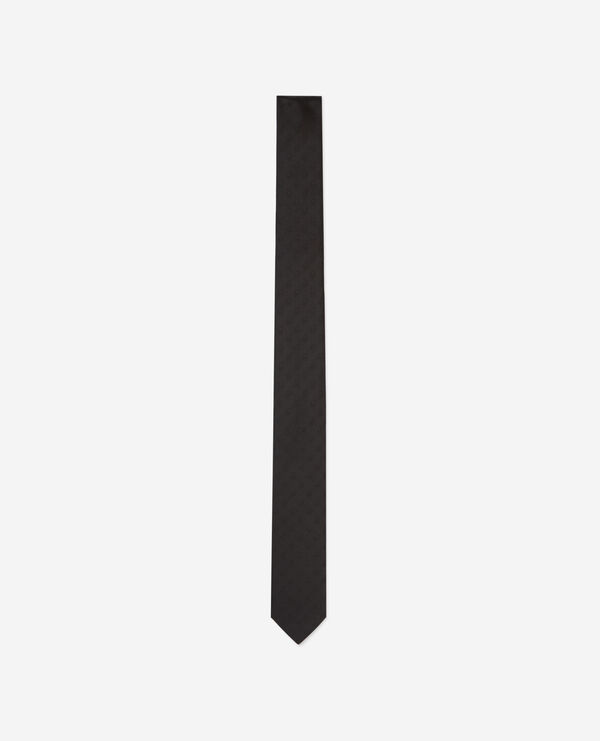 The Kooples H BLACK black silk tie