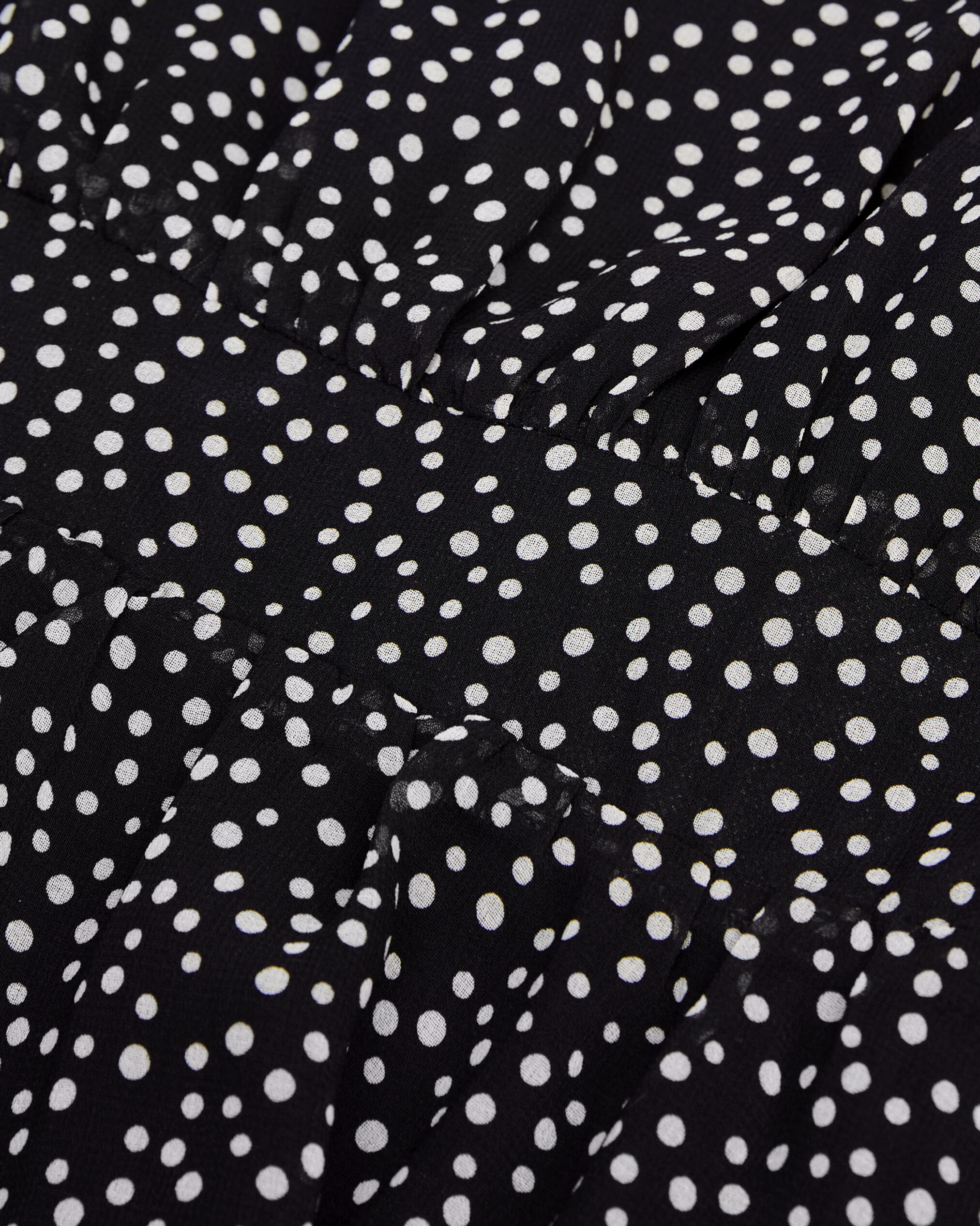 Short black polka dot dress The Kooples Canada