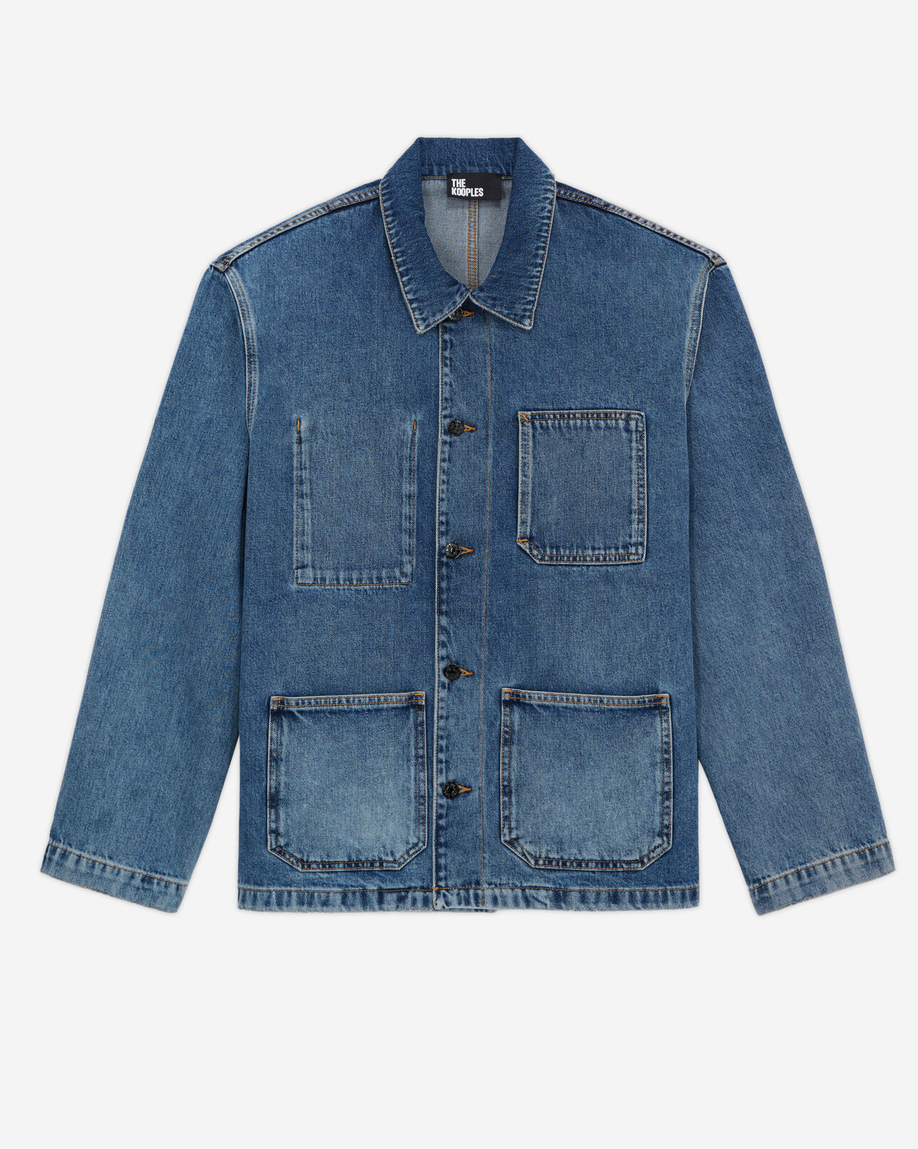 The Kooples HOMBRE BLUE DENIM sobrecamisa vaquera azul