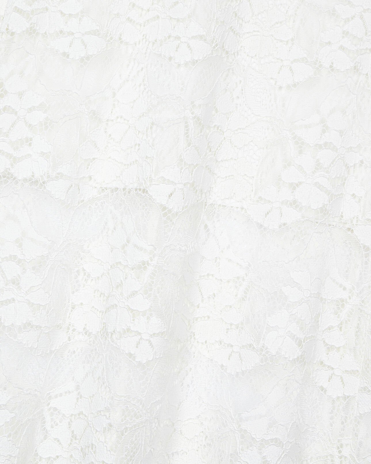 The Kooples FEMME ECRU jupe longue en dentelle écrue