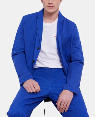 The Kooples HOMME BLUE veste bleue en coton