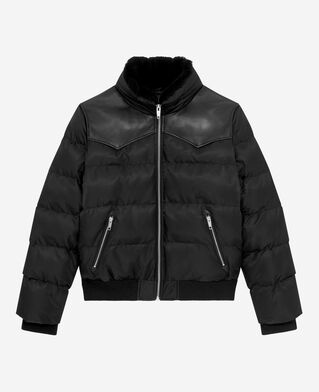 The Kooples HERREN BLACK schwarze daunenjacke