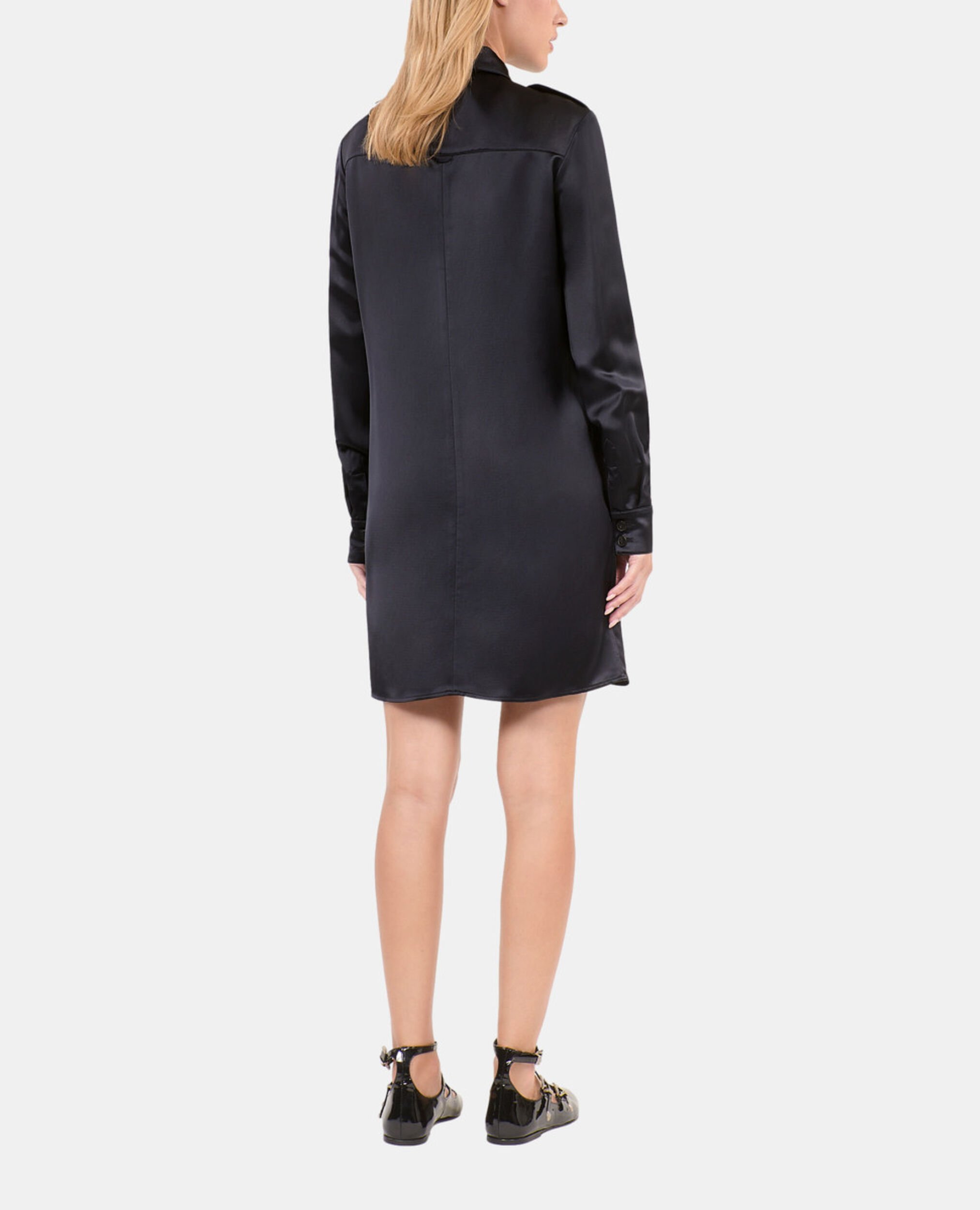 Short navy blue safari dress, NAVY, hi-res image number null
