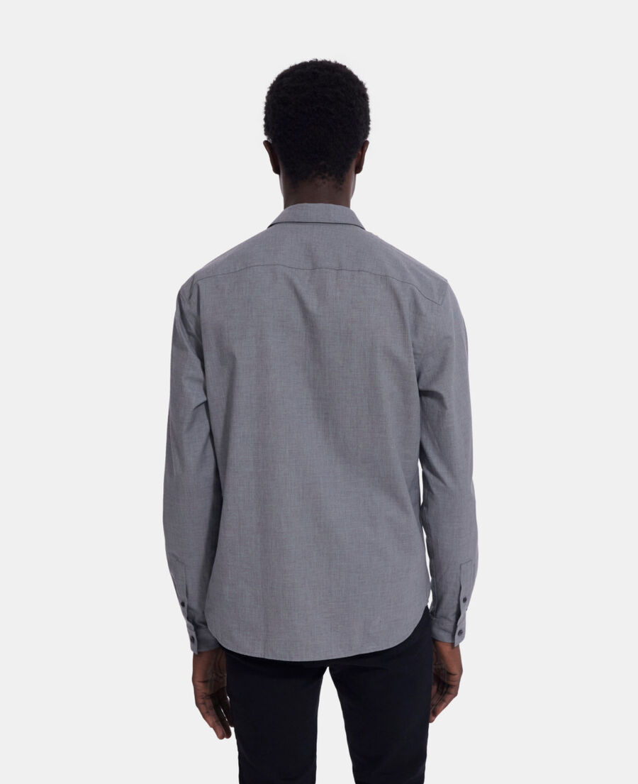 check shirt with classic collar