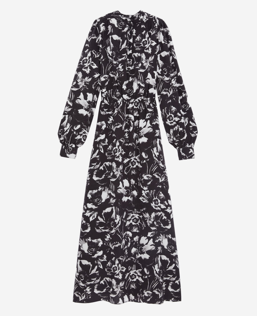 long printed dress