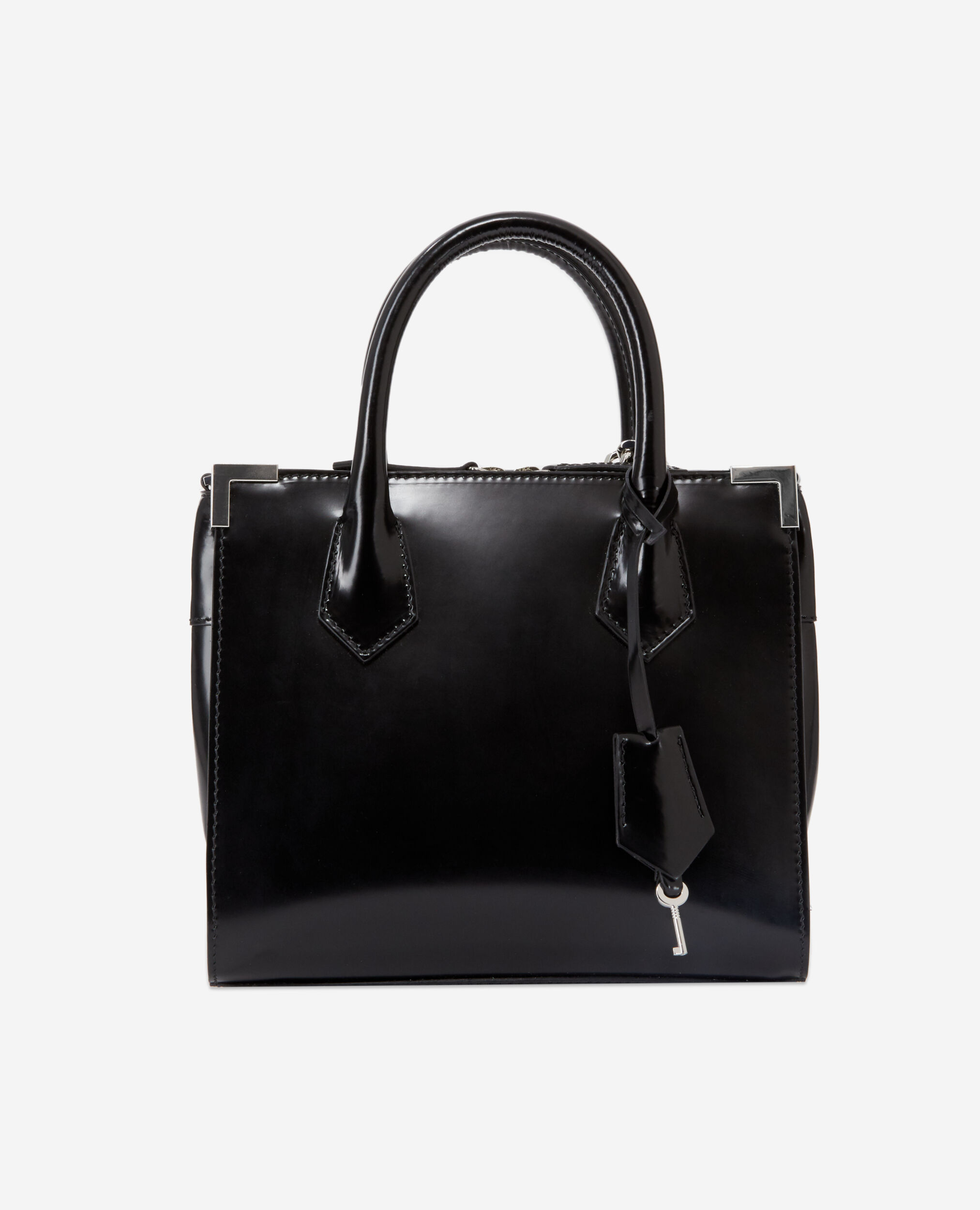 Medium Ming bag in black patent leather, BLACK, hi-res image number null