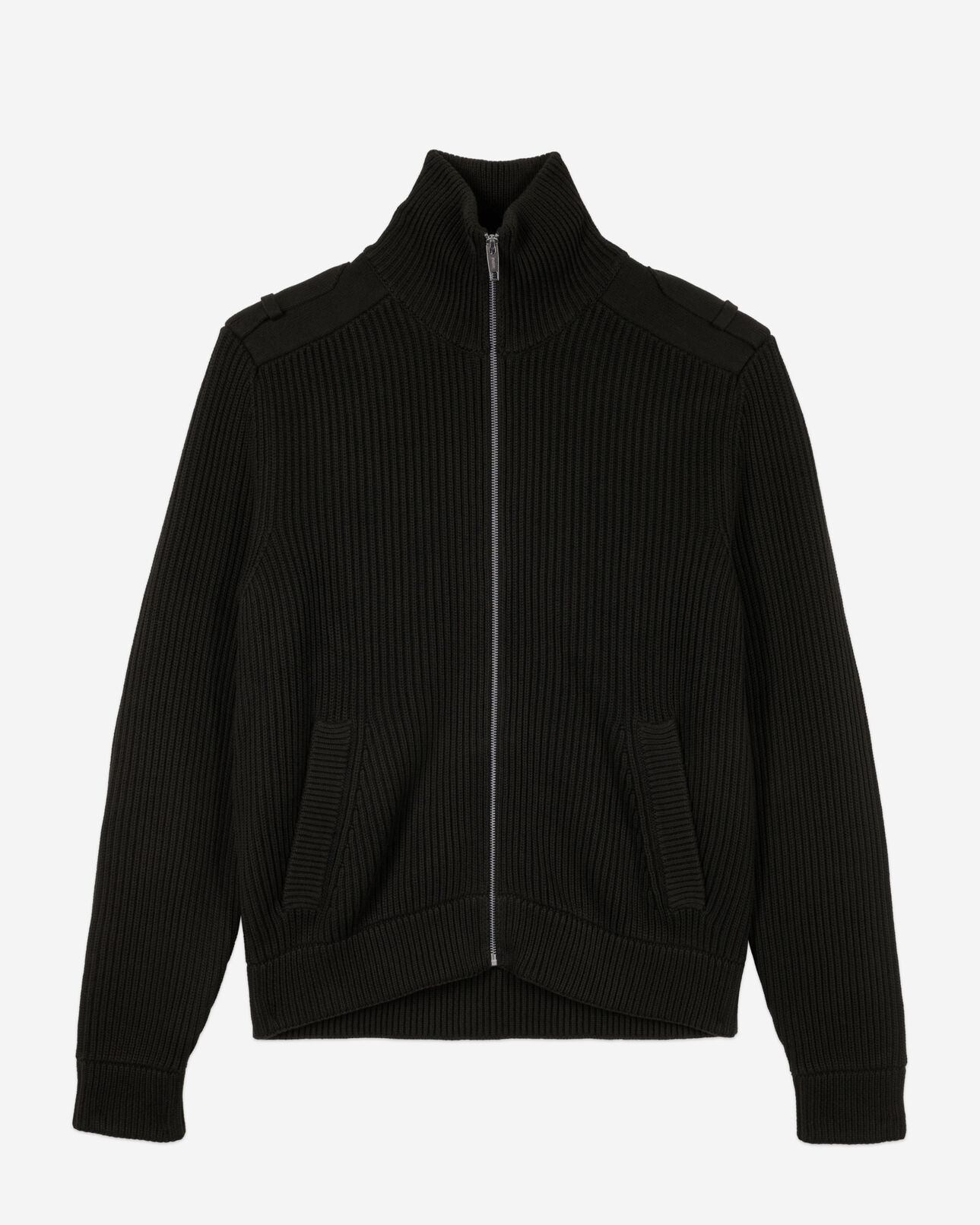 The Kooples MEN BLACK black cotton cardigan