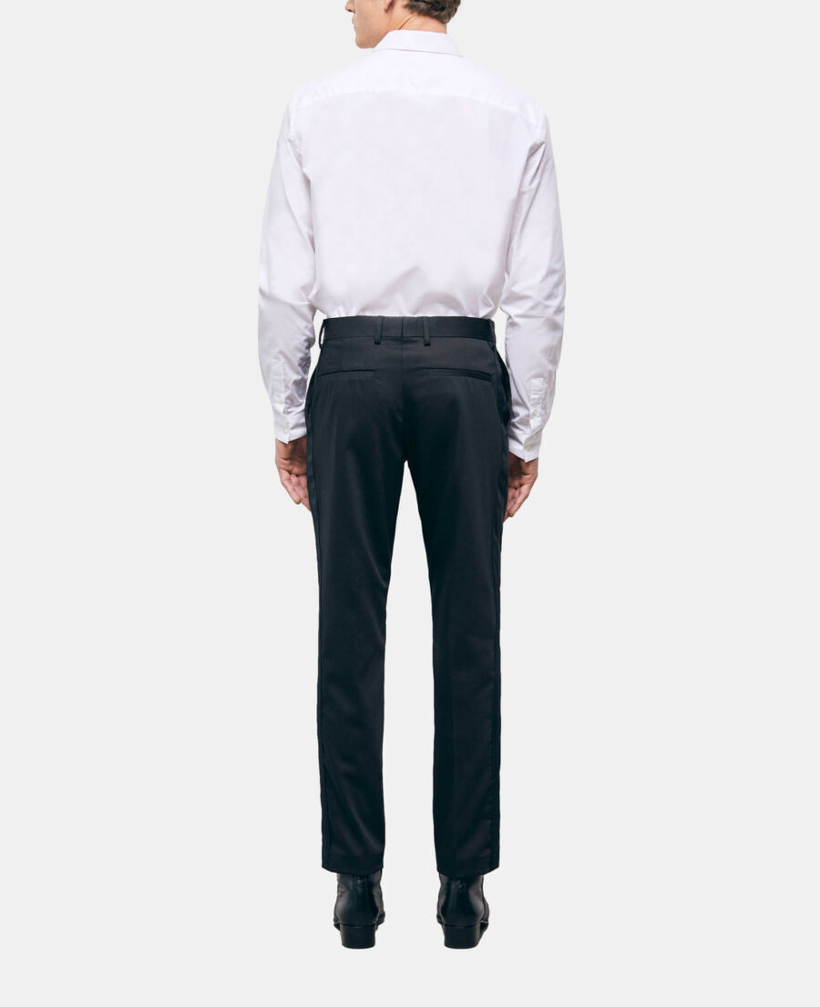 black wool pants