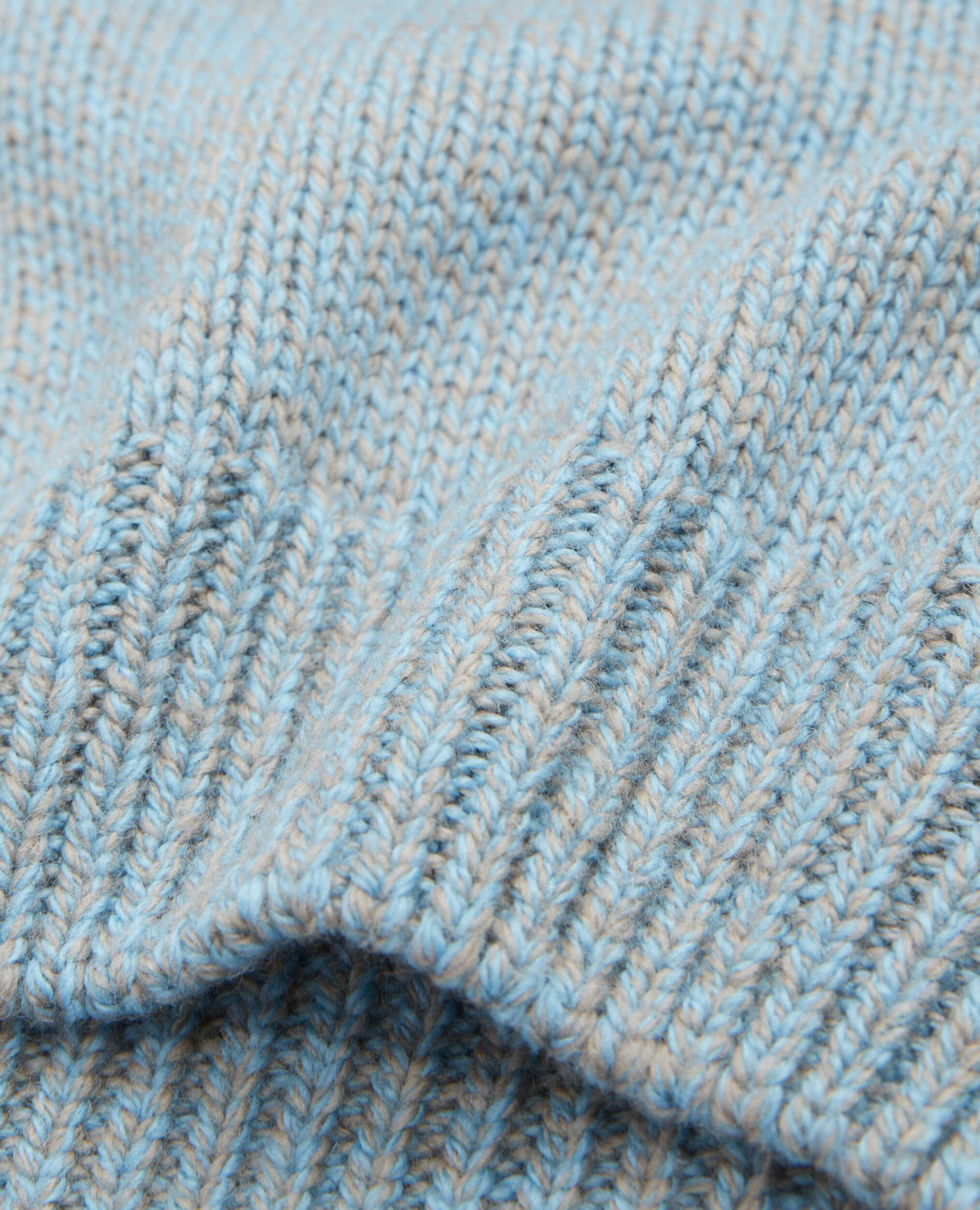 Pull laine bleu clair col rond classique, MULTICOLOR BABY BLUE, hi-res image number null