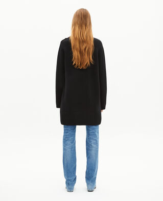 The Kooples WOMEN BLACK short dress in black wool