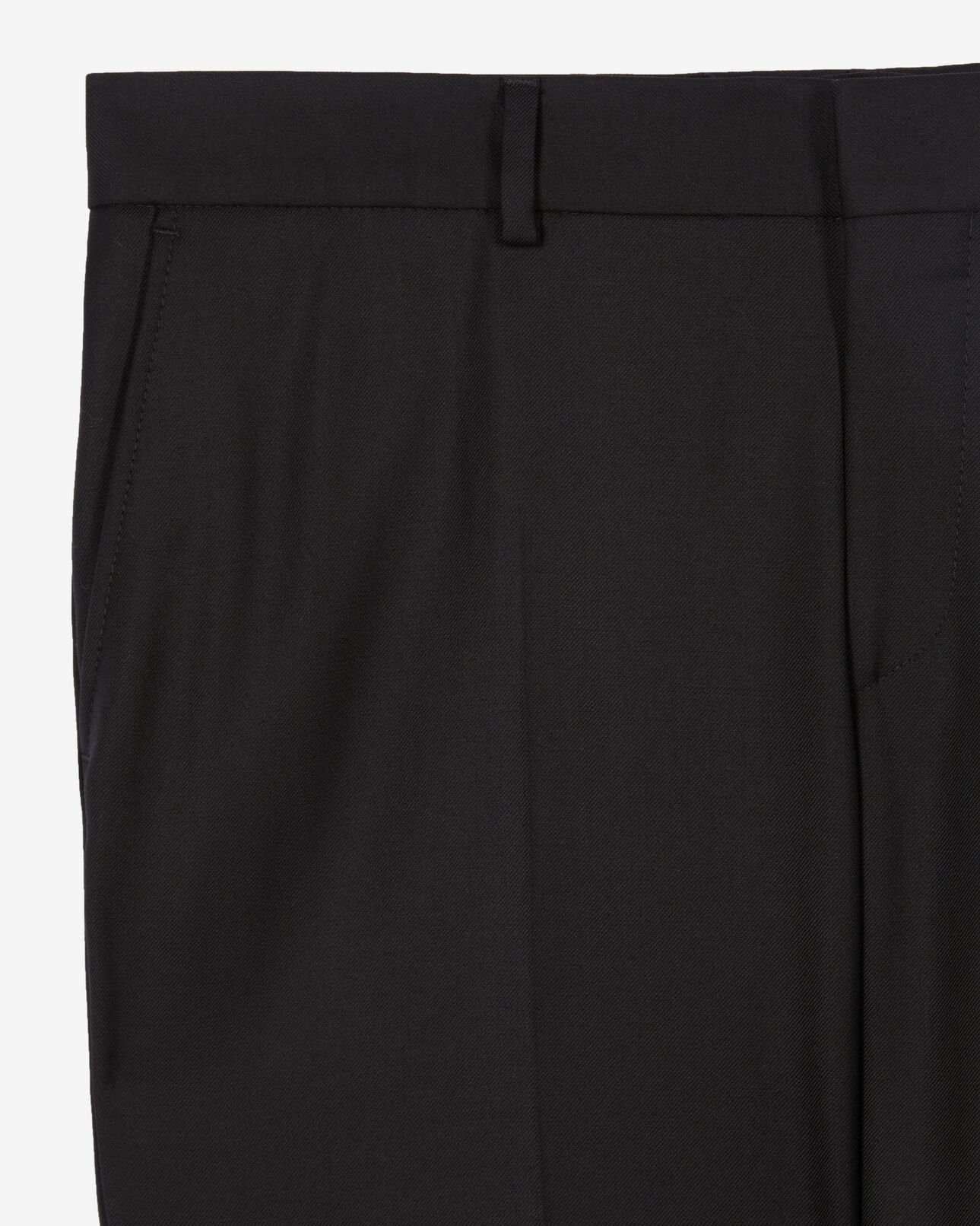 The Kooples HOMME BLACK pantalon de costume super 100's