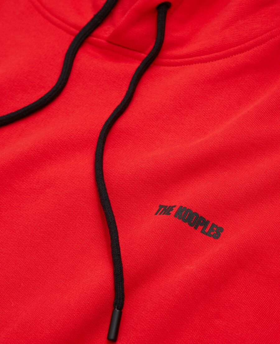 sweatshirt logo the kooples rouge