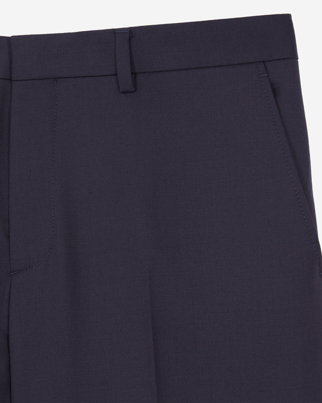 The Kooples HOMME NAVY pantalon de costume bleu marine en laine