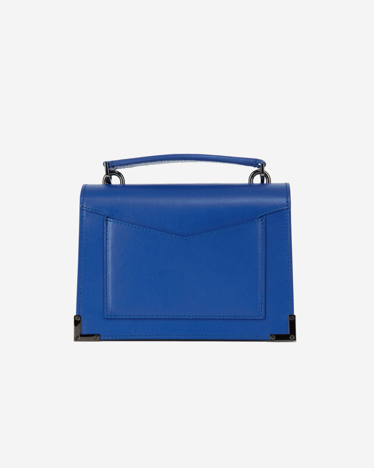 The Kooples FEMME BLUE ELECTRIC sac emily small en cuir bleu