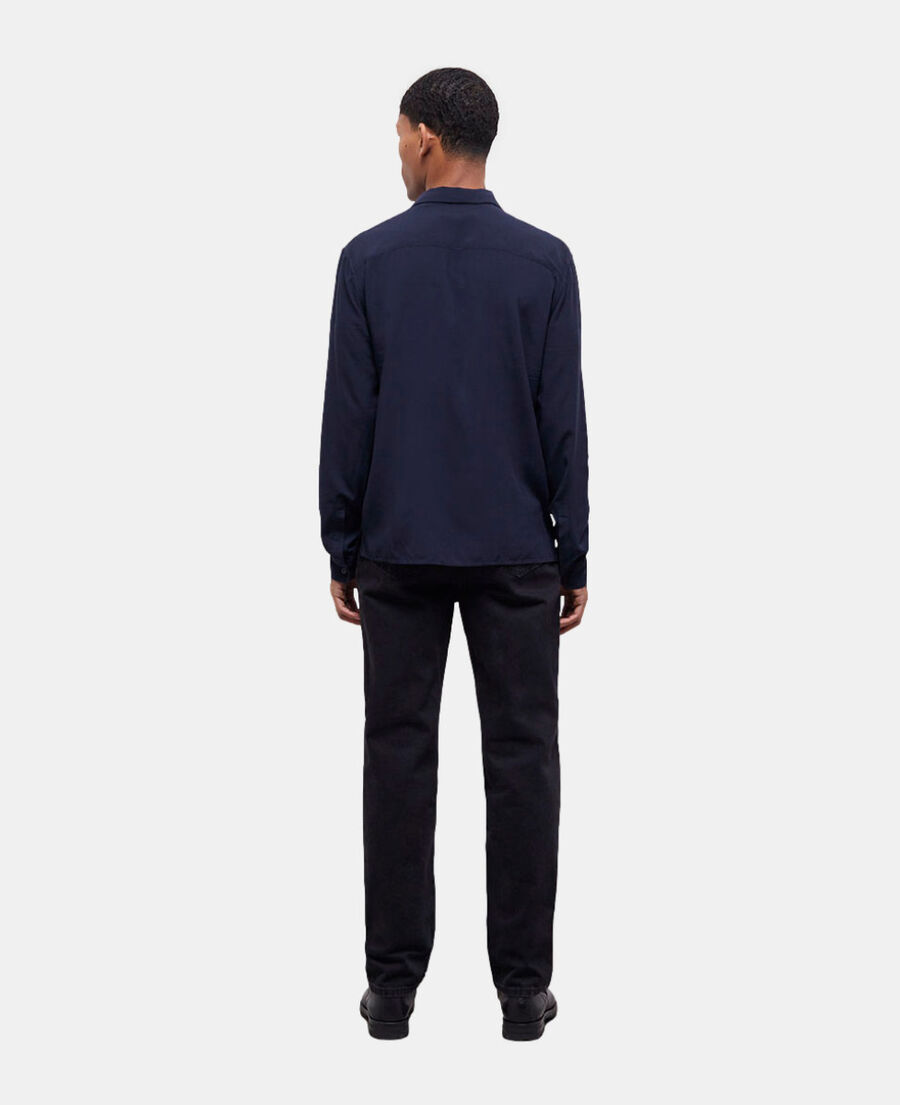 The Kooples HOMME NAVY chemise bleue