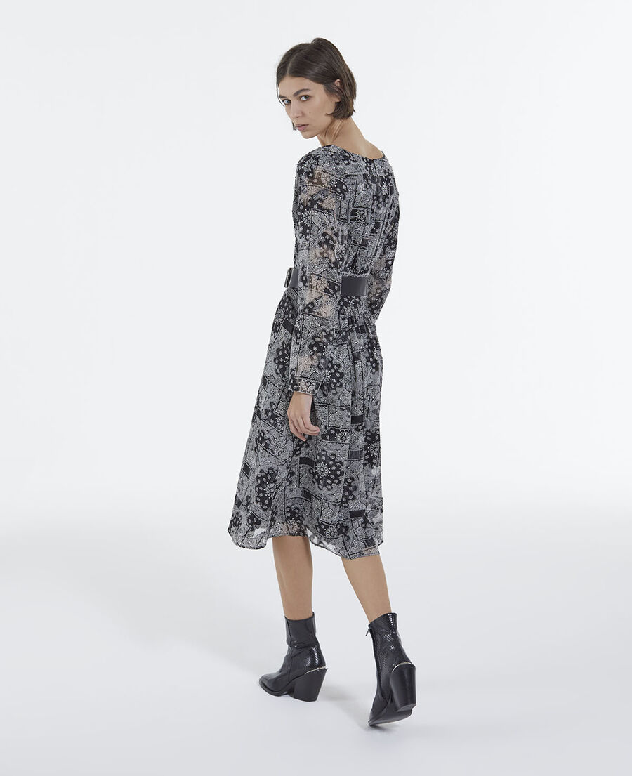 robe longue imprimé bandana