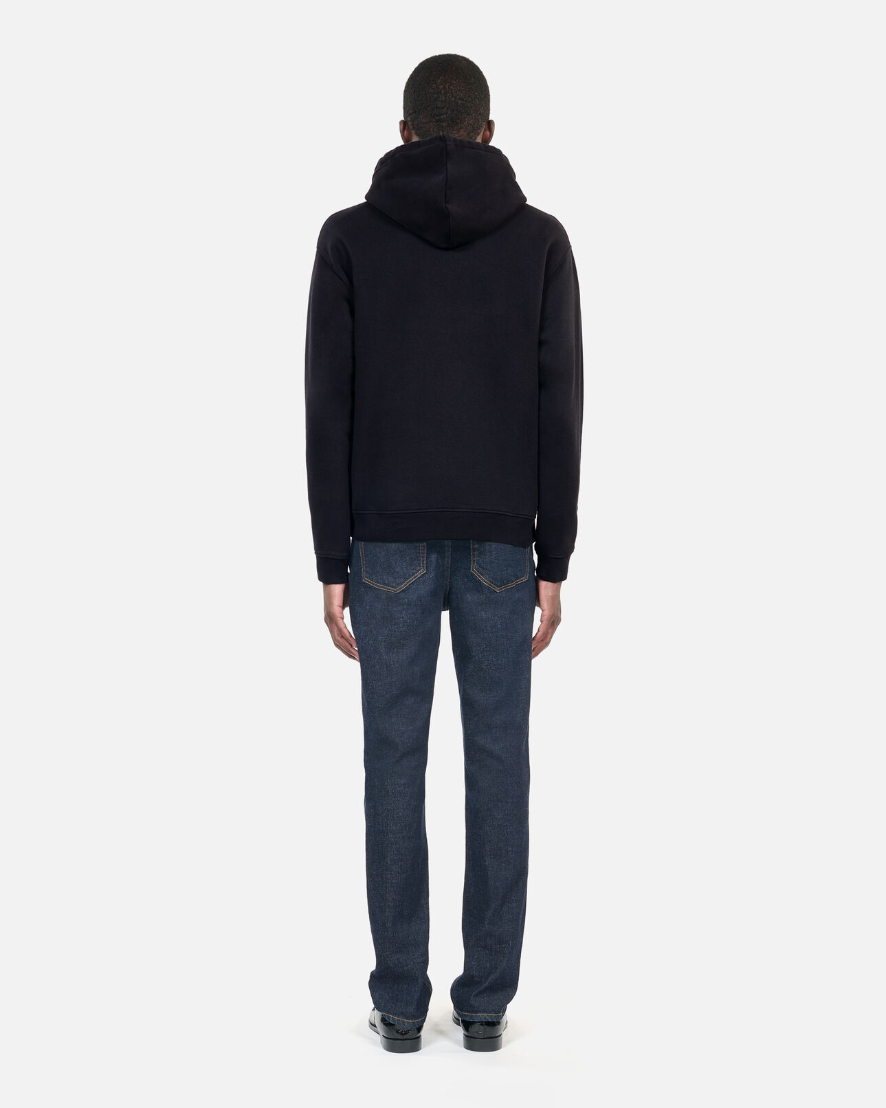 The Kooples MEN BLACK black logo hoodie