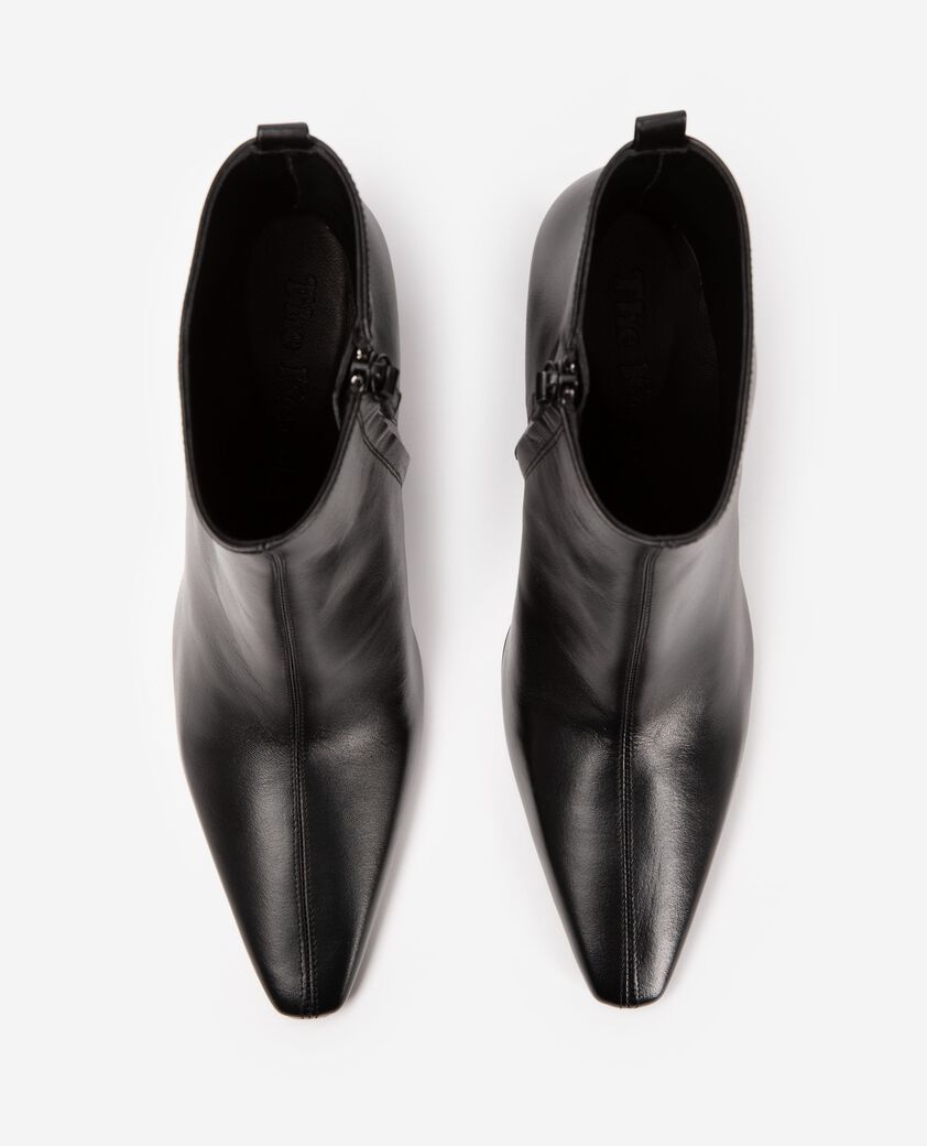 The Kooples FEMME BLACK bottines en cuir noire