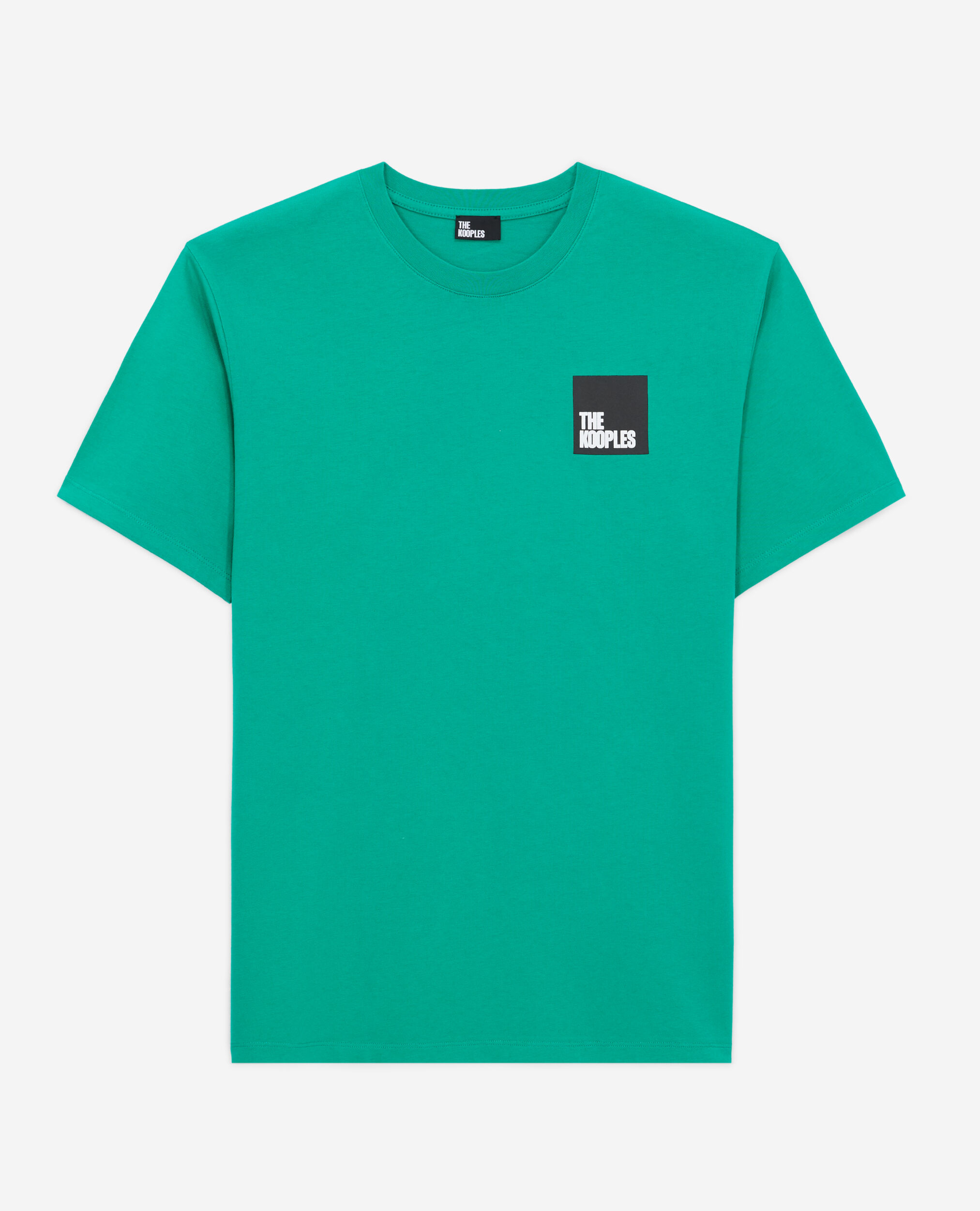 Grünes T-Shirt mit Logo, GREEN, hi-res image number null