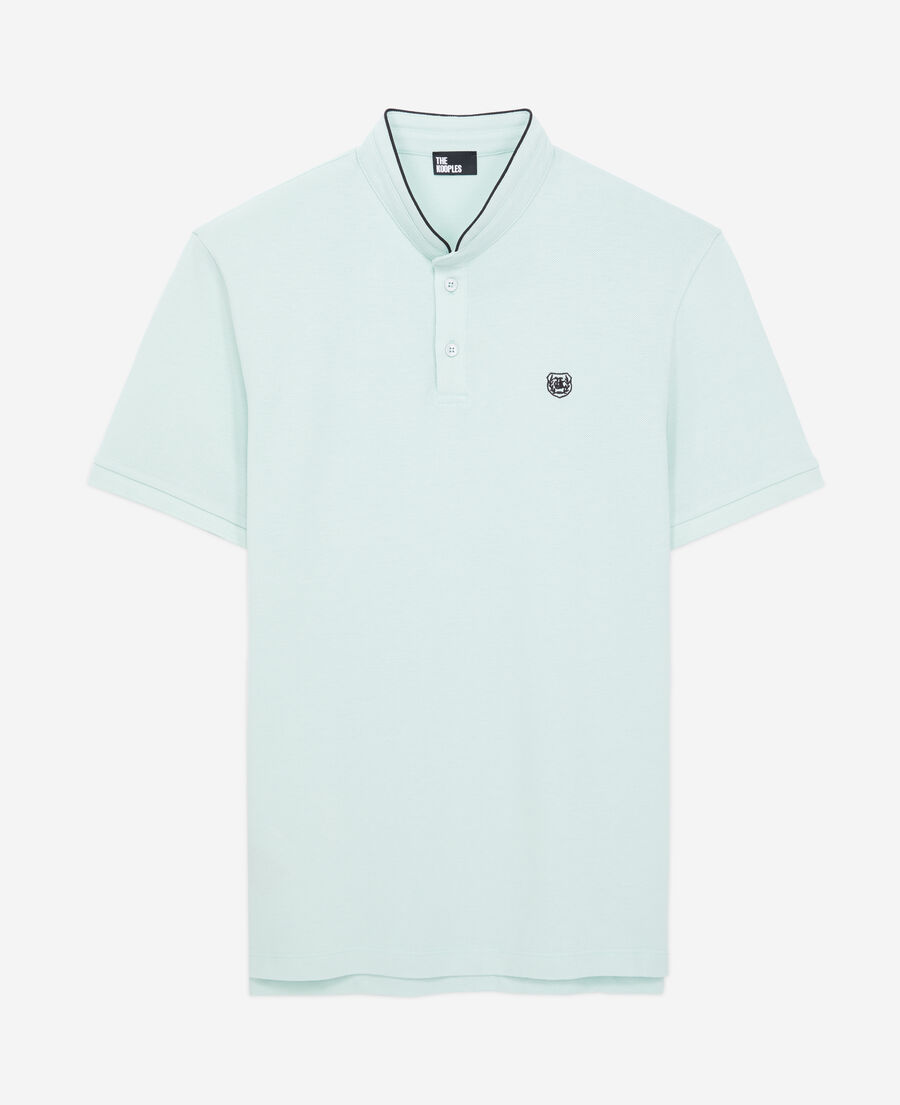 polo vert en coton