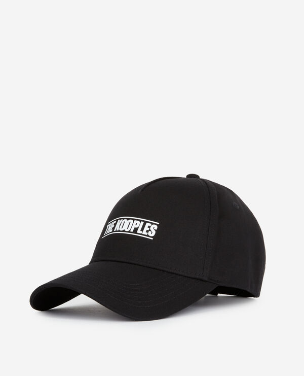 the kooples black logo cap